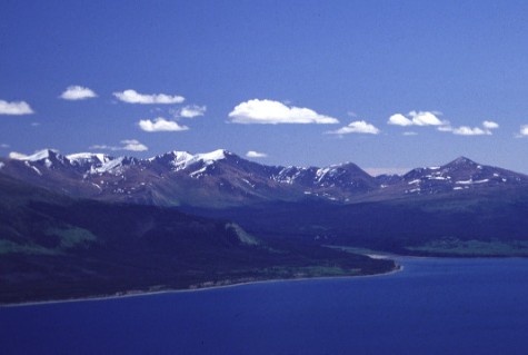 Northern Kluane Lake with Ruby Range