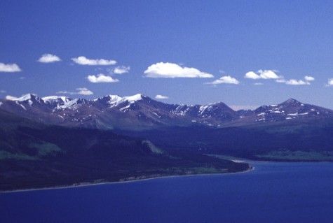 Northern Kluane Lake with Ruby Range