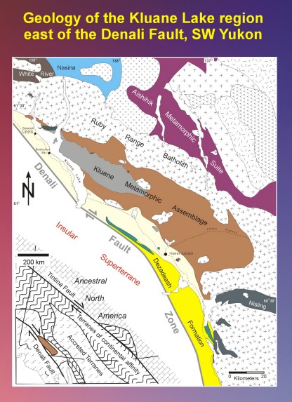 Geology of the Kluane metamorphic assemblage